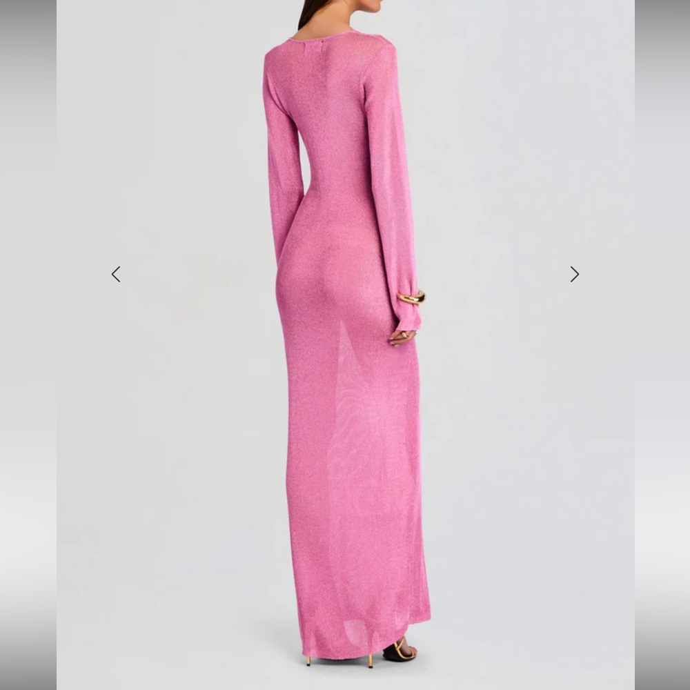 SER.O.YA CARMEL METALLIC KNIT
MAXI DRESS - Picture 3 of 7
